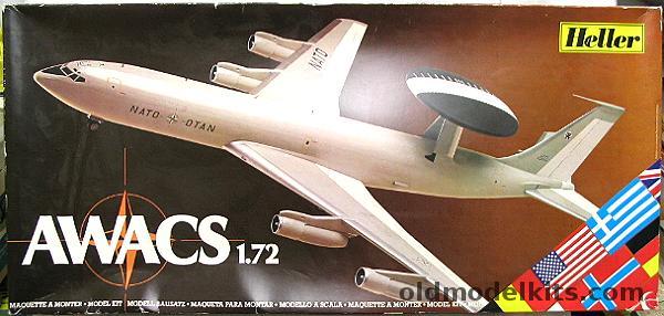 Heller 1/72 Boeing E-3A  AWACS Sentry (707) - Geilenkirchen R.F.A. 1986, 80306 plastic model kit